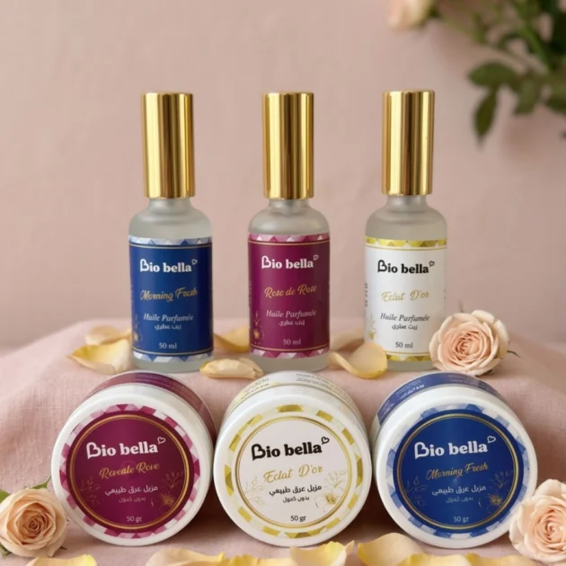 إشتري 3 زيوت عطرية وأحصلي على 3 مزيلات عرق مجانا